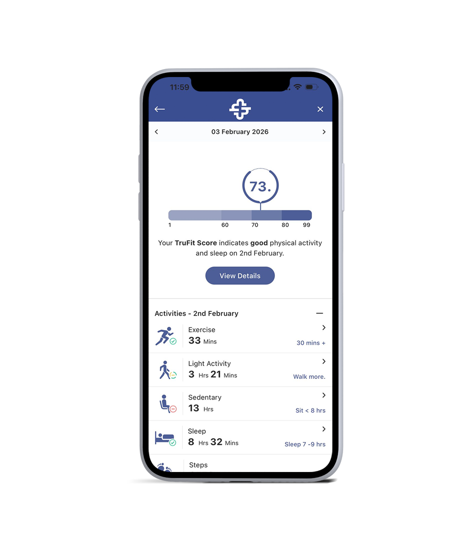 HealthPass Mobile App Mockup